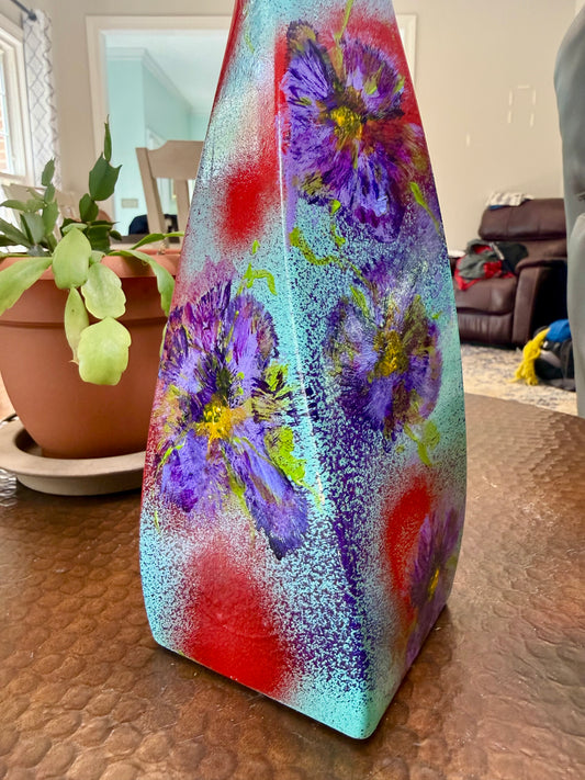Funky tequila bottle table lamp