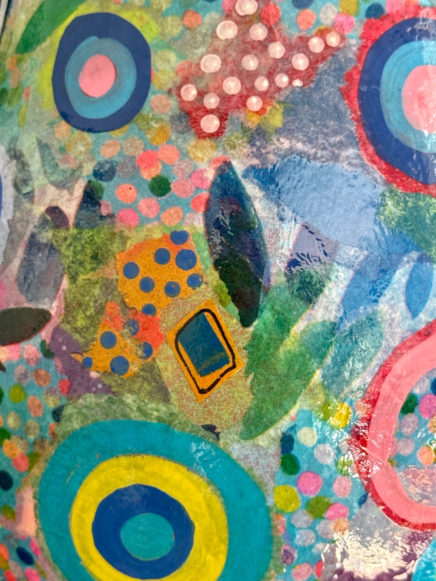 Whimsical Colorful Flower Vase