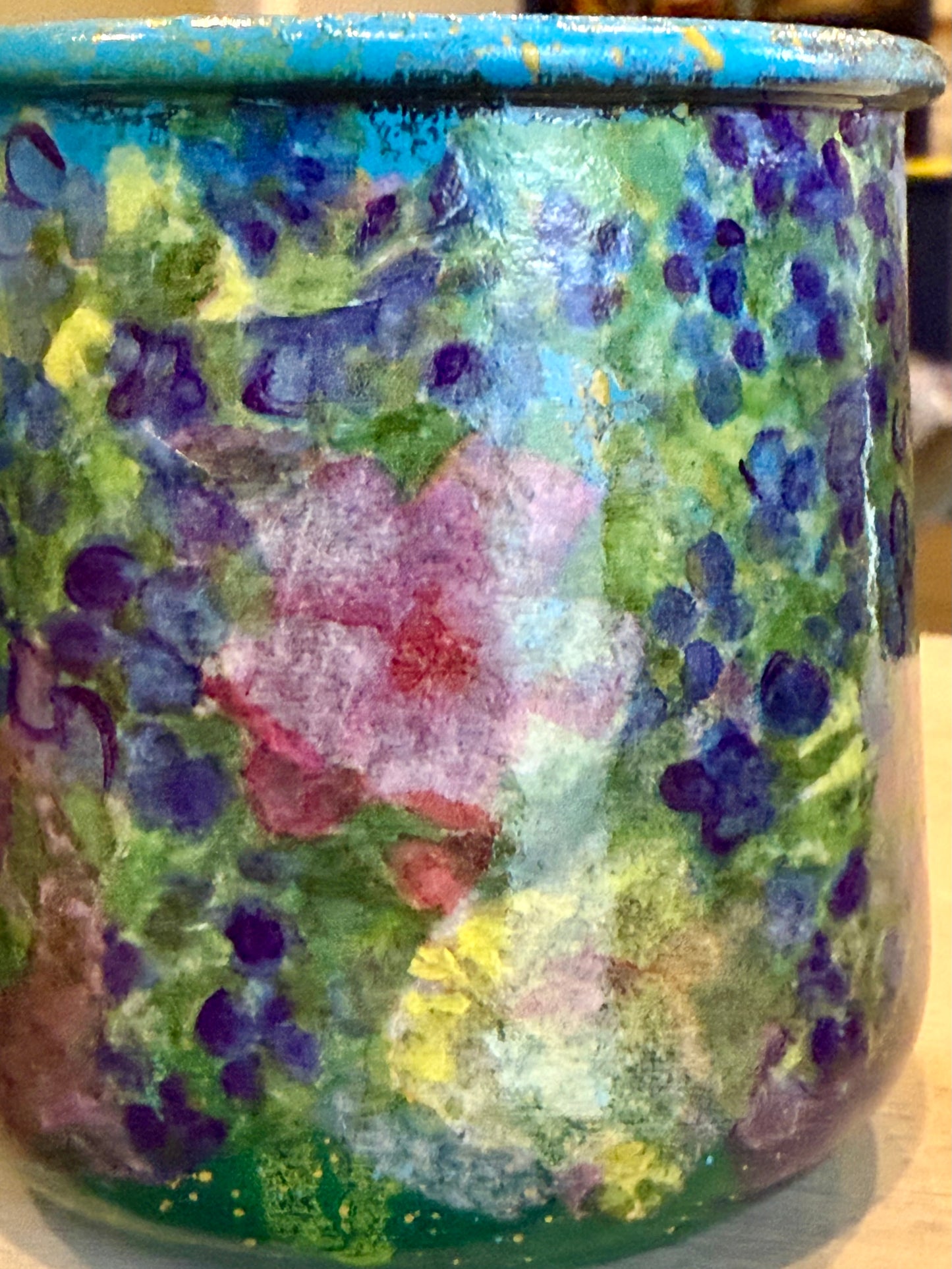 Pair of DIY votive candle holders