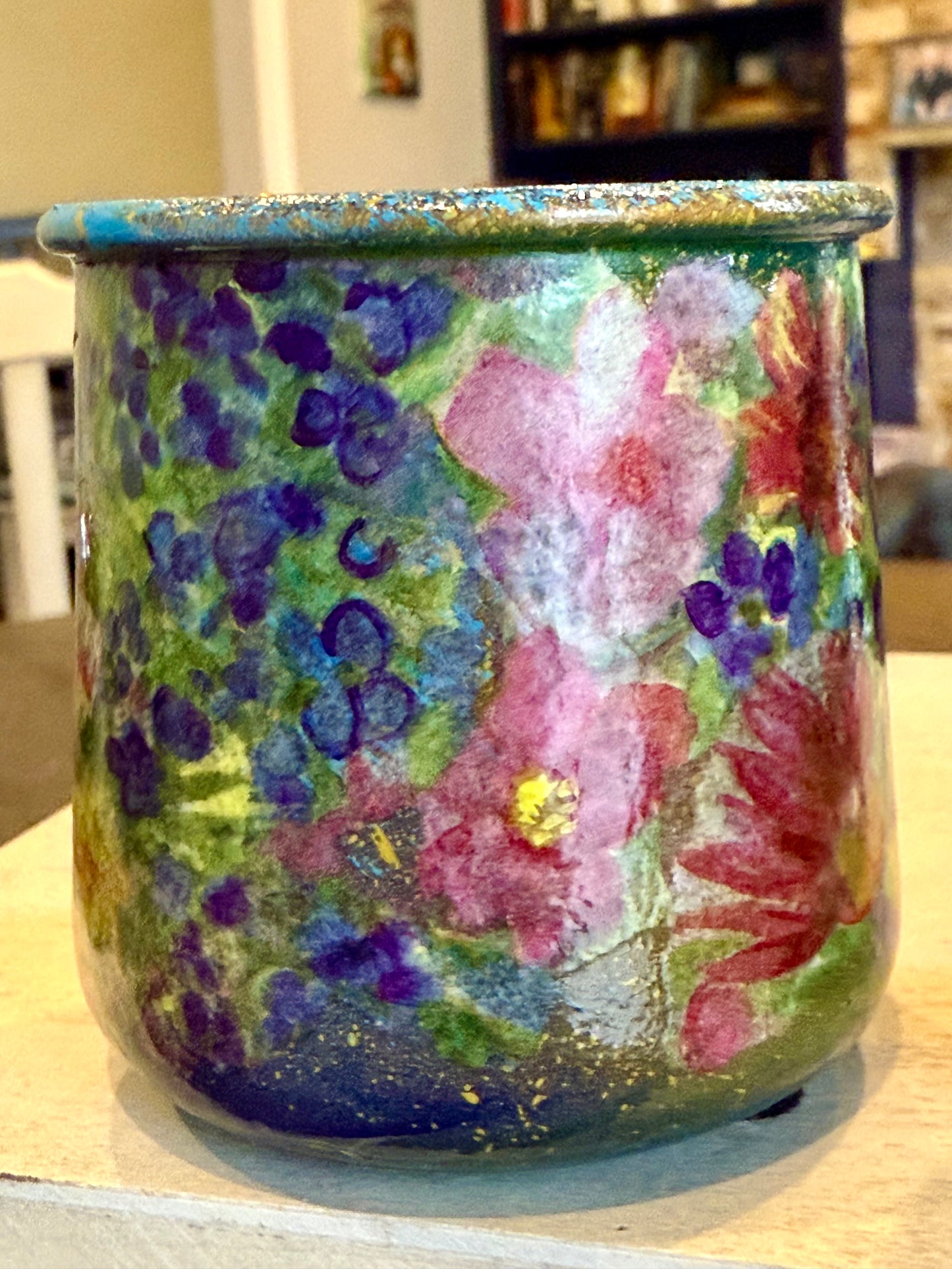 Pair of DIY votive candle holders