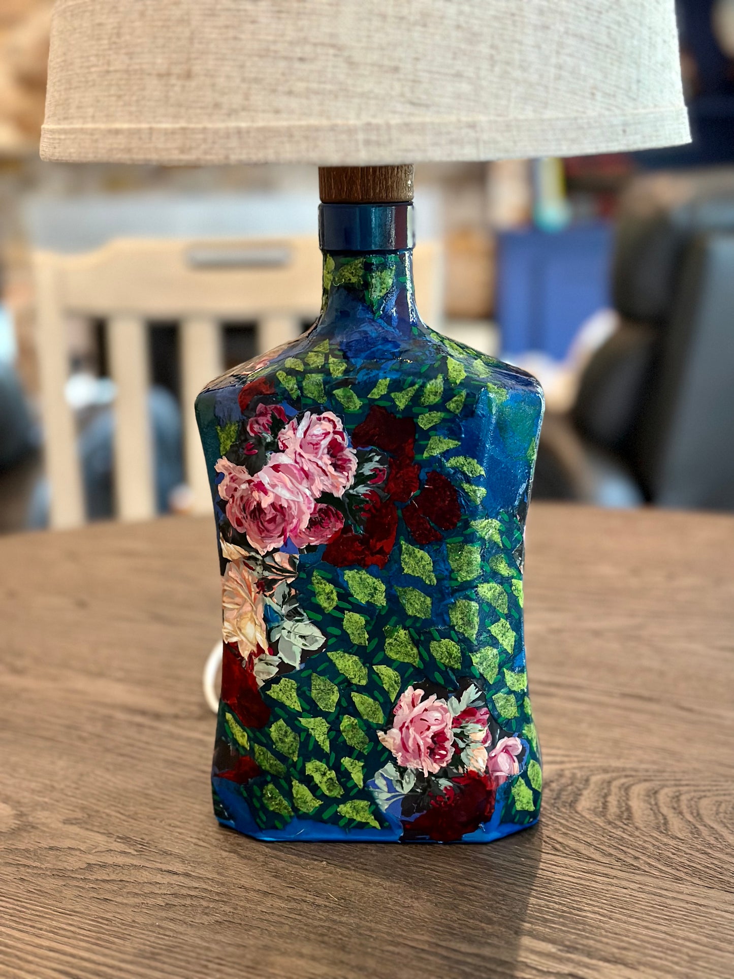 Unique Funky Table Lamp Maximalist Boho Decor