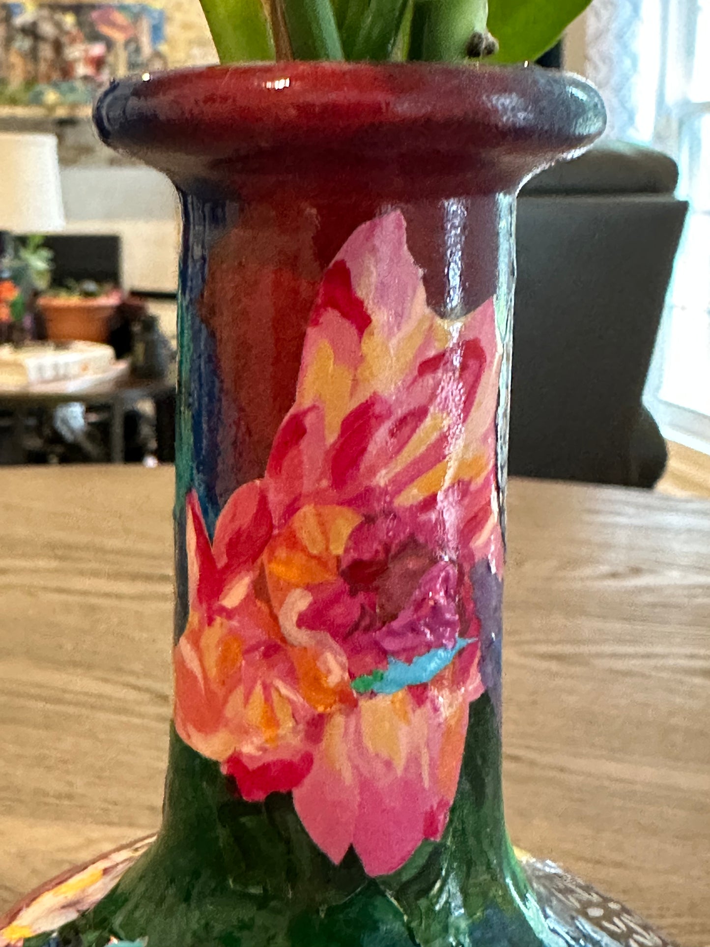 Colorful Flower Bud Vase