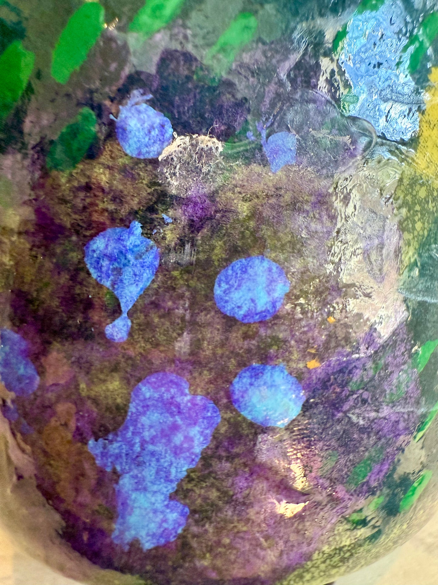 Artsy small ceramic vase