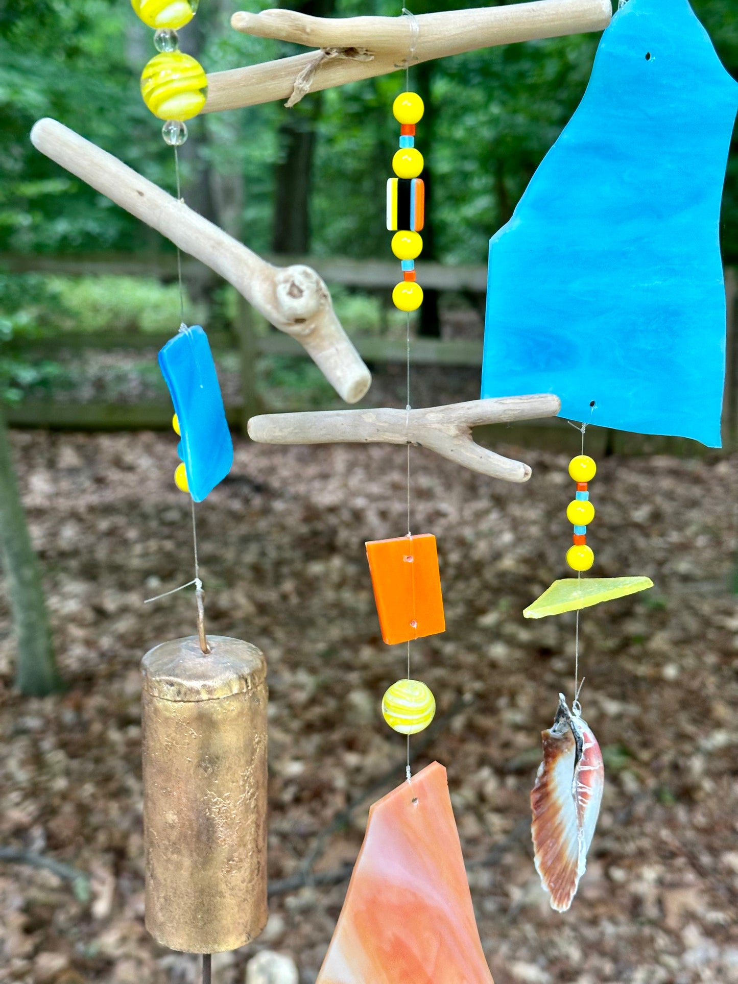 Driftwood Wind Chime Whimsical Boho Style