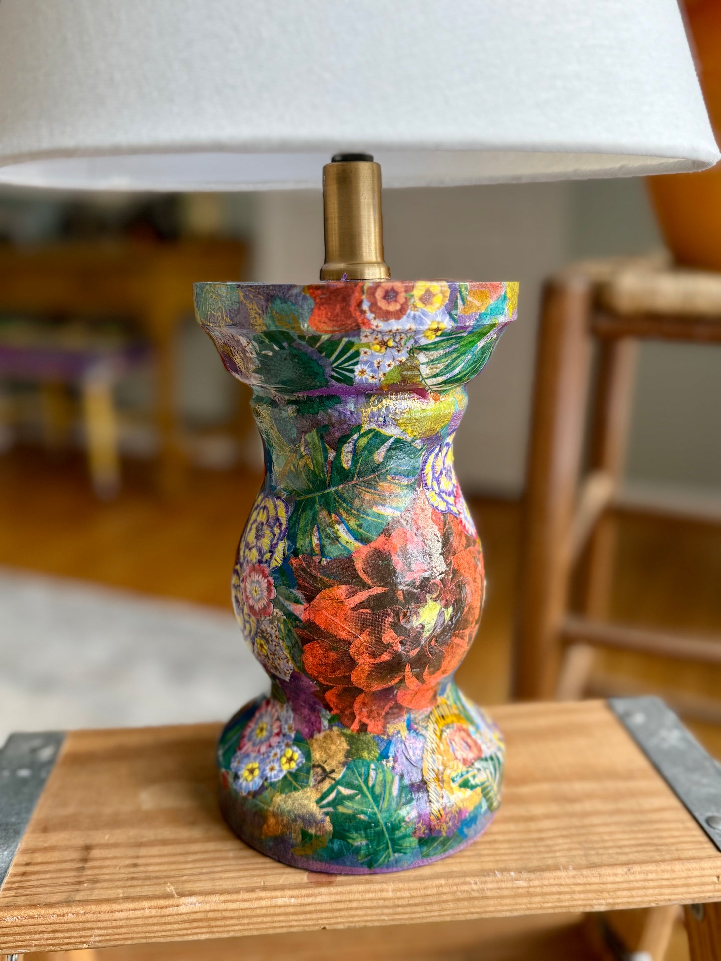 Funky bohemian lamp