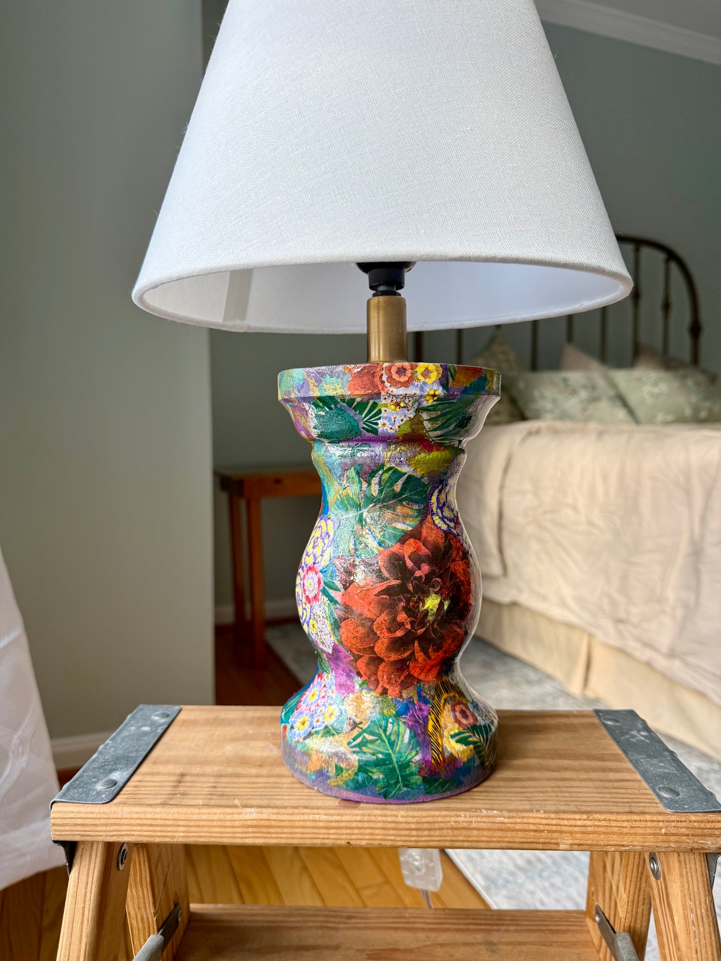 Funky bohemian lamp
