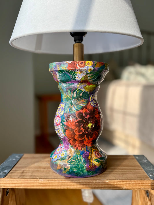 Funky bohemian lamp