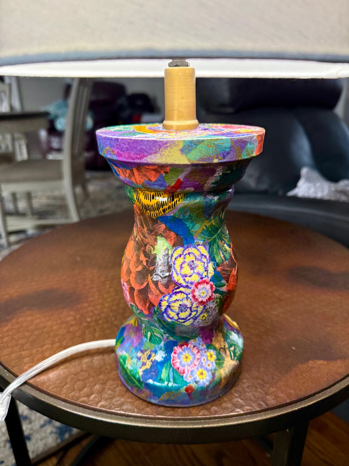Funky bohemian lamp
